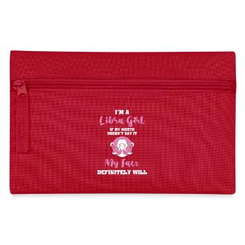 Signe du zodiaque Balance - Trousse - rouge - Devant