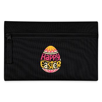 Happy Easter - Osterhase - Osterei - Geschenk - Federtasche - Schwarz - Vorne