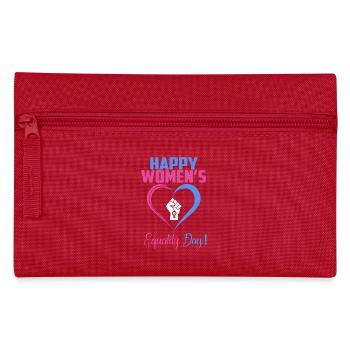 Happy Women's Equality Day - Pencil Case - red - Front