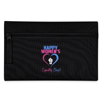 Happy Women's Equality Day - Pencil Case - black - Front
