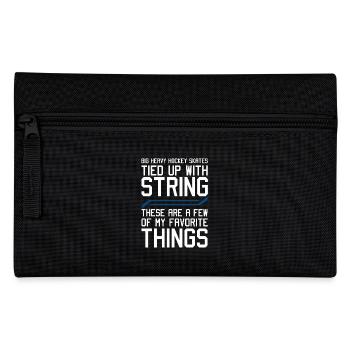 Hockey Skates Favorite Things - Pencil Case - black - Front