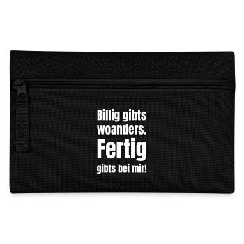 Cheap is available elsewhere. I'm ready! - Pencil Case - black - Front