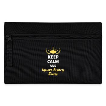 Keep Calm and Ignore Expiry Dates - Trousse - noir - Devant