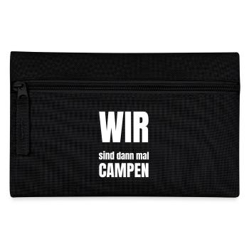 We went camping then - Pencil Case - black - Front