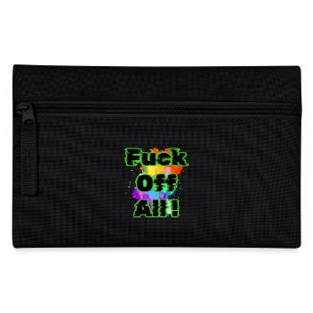 Fuck Off All - Pencil Case - black - Front