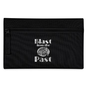 Vintage 80s Party Themed Audio Cassette - Pencil Case - black - Front