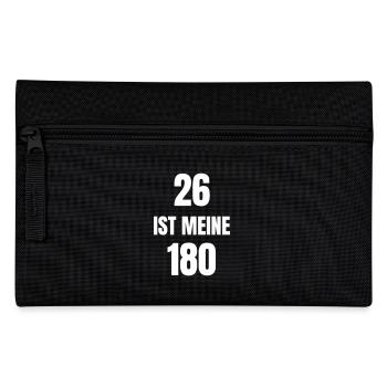 26 is my 180 - Pencil Case - black - Front