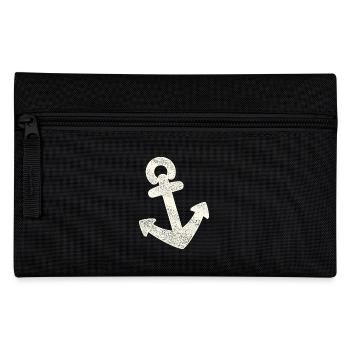 Anchor distressed - Pencil Case - black - Front