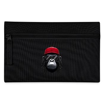 Cool Gorilla Hip Hop Rap Rappeur Lunettes de soleil - Trousse - noir - Devant