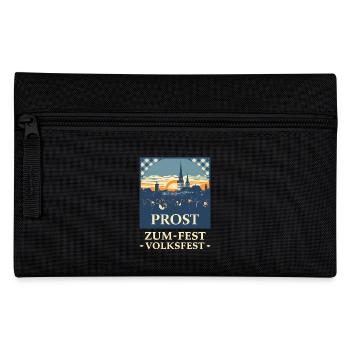Bayrische Volksfest - Federtasche - Schwarz - Vorne