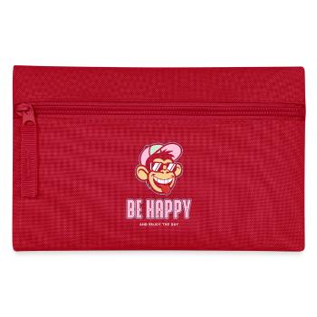 Sois heureux - Trousse - rouge - Devant