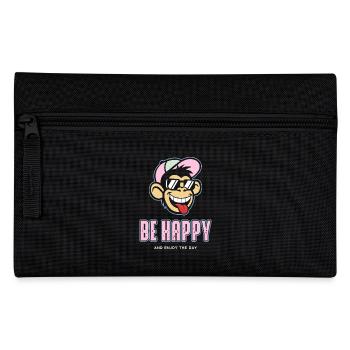 Be Happy - Federtasche - Schwarz - Vorne