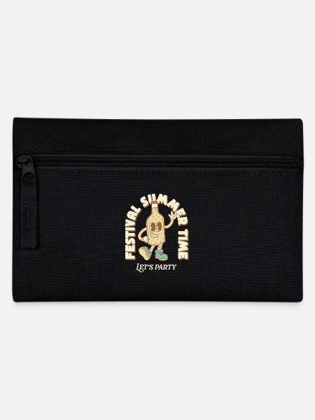 Festival Retro Design - Federtasche - Schwarz