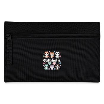 Cat Kitten Pet Gift - Pencil Case - black - Front