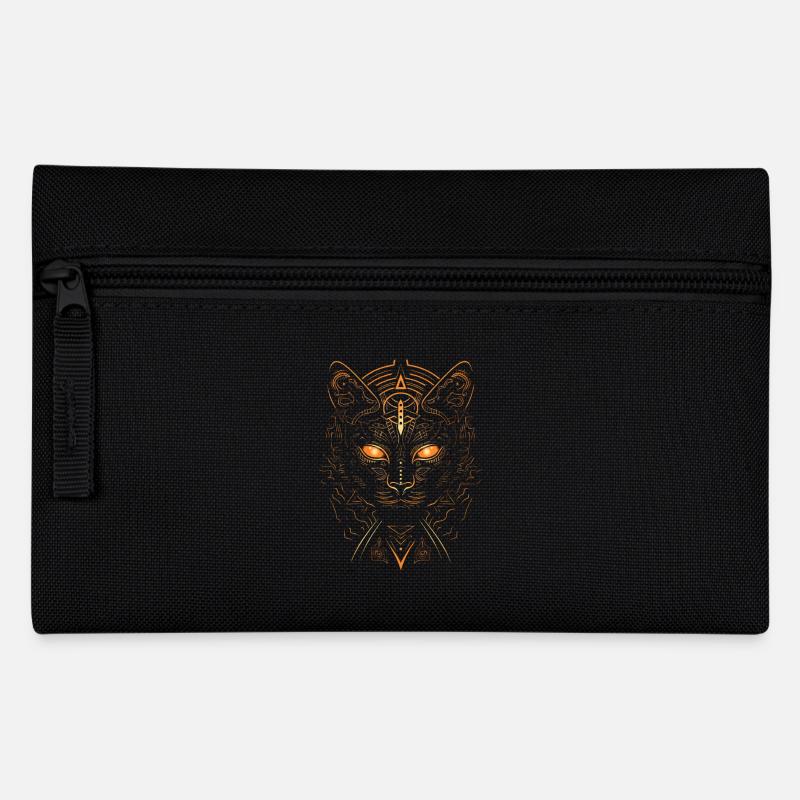 Bastet - Federtasche - Schwarz