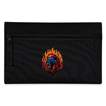 Lion – Roaring Blaze | Urban Zodiac Mascot - Pencil Case - black - Front