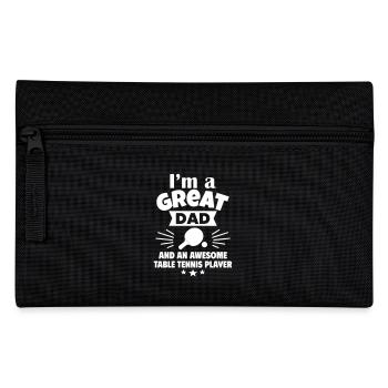 I'm a great dad and table tennis player - Pencil Case - black - Front