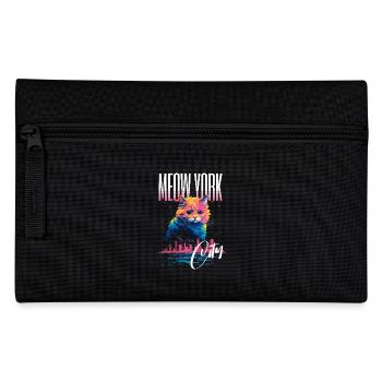 New York City Cat Meow City Skyline Amérique États-Unis - Trousse - noir - Devant