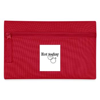 Not today sorry - Federtasche - Rot - Vorne