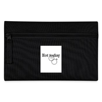 Not today sorry - Federtasche - Schwarz - Vorne
