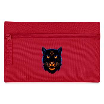 Neon Proud Panther Wild Luminescent - Pencil Case - red - Front