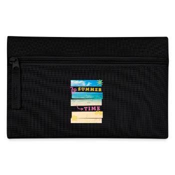 Summer Beach Sea Palm Trees Vacation Summer Time - Pencil Case - black - Front