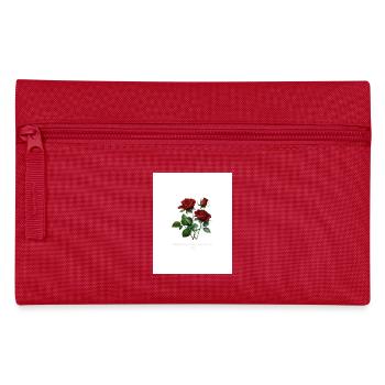Rosenmotiv Erweckt das Leben... - Federtasche - Rot - Vorne