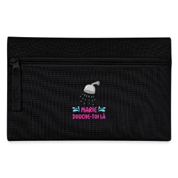 Marie, dusch dort. - Federtasche - Schwarz - Vorne