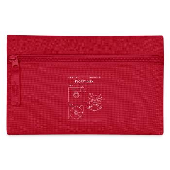 Modèle rétro de disquette - Trousse - rouge - Devant