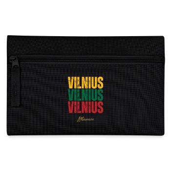 Vilnius Lithuania, I love Vilnius - Pencil Case - black - Front