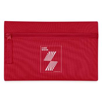 cold wave music poster design - Pencil Case - red - Front