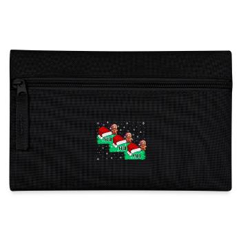 Ho Ho Ho Lebkuchenmännchen - Federtasche - Schwarz - Vorne