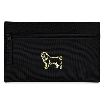 Chow Chow Hund Silhouette - Federtasche - Schwarz - Vorne