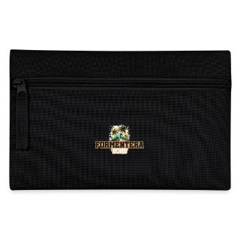 Formentera 2025 Palmen - Federtasche - Schwarz - Vorne