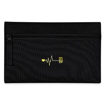 Slot Pulse Heart Love Casino - Pencil Case - black - Front