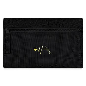 Fishing Rod Heartbeat - Pencil Case - black - Front