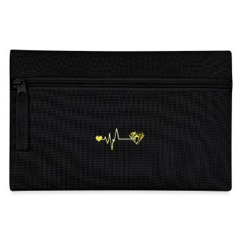 Diamond Pulse Heart Love - Pencil Case - black - Front