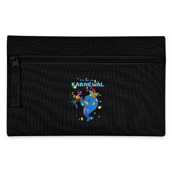 Funny Whale Carnival Costume Carnival Costume - Pencil Case - black - Front