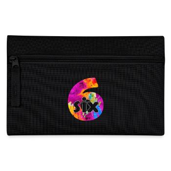 SIX 6 YEAR BOY 6TH BIRTHDAY - Pencil Case - black - Front