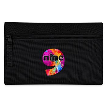 NINE 9 YEARS BOY 9TH BIRTHDAY - Pencil Case - black - Front
