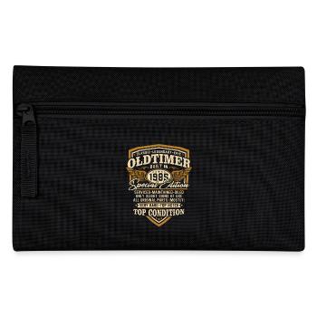 Oldtimer Baujahr 1985 Jahrgang Geburtstag Geschenk - Federtasche - Schwarz - Vorne