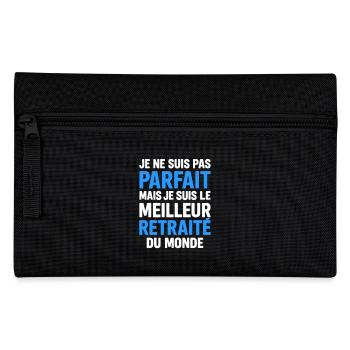 Meilleur retraité cadeau départ à la retraite - Trousse - noir - Devant