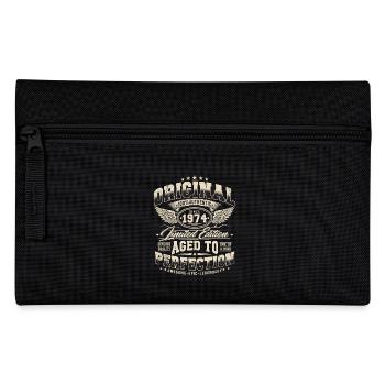 Vintage 1974 Vintage Retro Birthday Gift - Pencil Case - black - Front