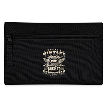 1981 Vintage Vintage Rétro Cadeau d’anniversaire - Trousse - noir - Devant