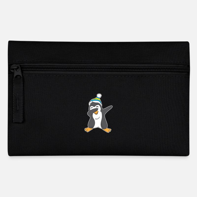 Pinguin Dab Pinguin Dabbing - Federtasche - Schwarz