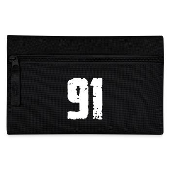 91 Number Vintage - Pencil Case - black - Front