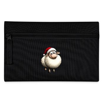 Schafe Christmas - Federtasche - Schwarz - Vorne