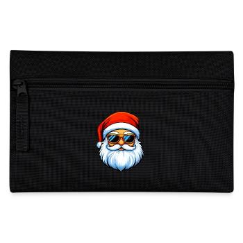 Cool Santa Claus / Christmas - Pencil Case - black - Front