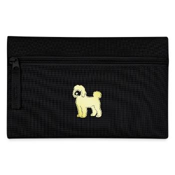 Silhouette de chien caniche - Trousse - noir - Devant