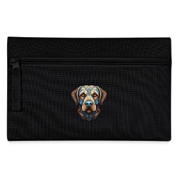Labrador Hund Portrait - Federtasche - Schwarz - Vorne